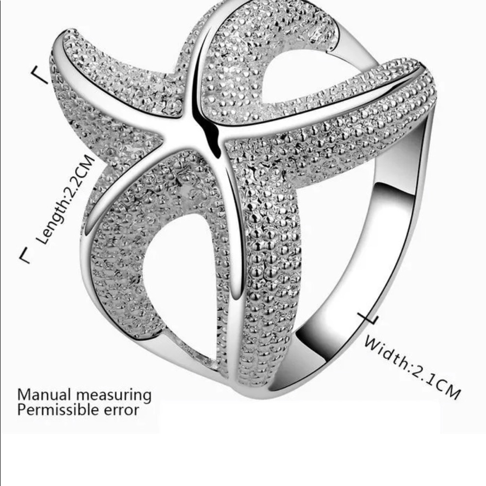 Starfish Silver Ring